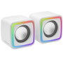 Mars Gaming MSCUBEW Altavoces Gaming RGB 8W Blanco